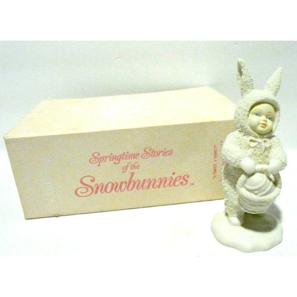 Stories of the Snowbunnies A Tisket A‎ Tasket Department 56 Easter Springtime